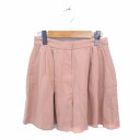 【中古】フレイアイディー FRAY I.D キュロット パンツ ショート ジップフライ 1 ベージュ 薄茶 /TT34 レディース 【ベクトル 古着】 2303...