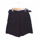 【中古】アーバンリサーチ サニーレーベル URBAN RESEARCH Sonny Label キュロット パンツ ショート 厚手 36 ブラウン ブラック 茶...
