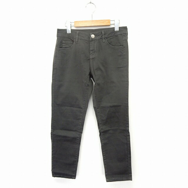 Other - 【中古】トランテアン ソン ドゥ モード 31 Sons de mode パンツ スキニー クロップド ジップフライ シンプル 36 カーキ /ST22 レディース 【ベクトル 古着】 200319 ブランド古着ベクトルプレミアム店