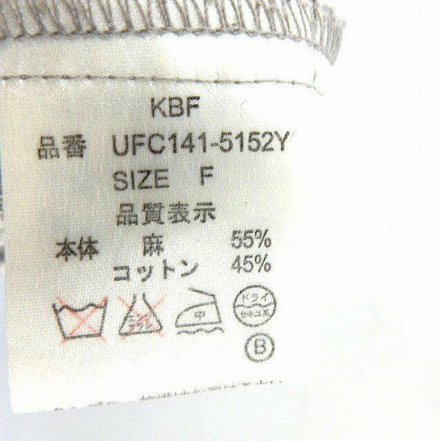 ブランド古着の買取販売ベクトルの【中古】ケイビーエフ KBF アーバンリサーチ スカート タイト タック チェック 膝丈 ウエストゴム F グレー /ST3 レディース 【ベクトル 古着】 200515 ブランド古着ベクトルプレミアム店｜アングル3
