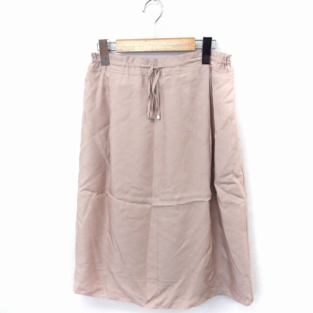 【中古】アーバンリサーチ URBAN RESEARCH スカート ロング　無地 シンプル ゴム F ベージュ /FT50 レディース 【ベクトル 古着】 200502 ブランド古着ベクトルプレミアム店