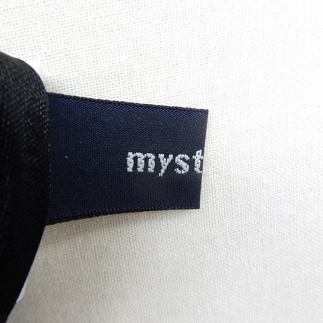 【中古】ミスティック mystic オールインワン ショート 総柄 ウエストゴム キャミ F ブラック /ST22 レディース 【ベクトル 古着】 200404 ブランド古着ベクトルプレミアム店