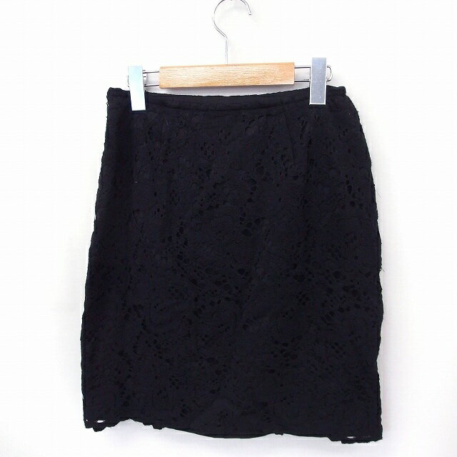 【中古】ジュエルチェンジズ Jewel Changes アローズ スカート レース タイト ミニ丈 ジップ 38 ブラック 黒 /FT26 レディース 【ベクトル 古着】 200424 ブランド古着ベクトルプレミアム店 2
