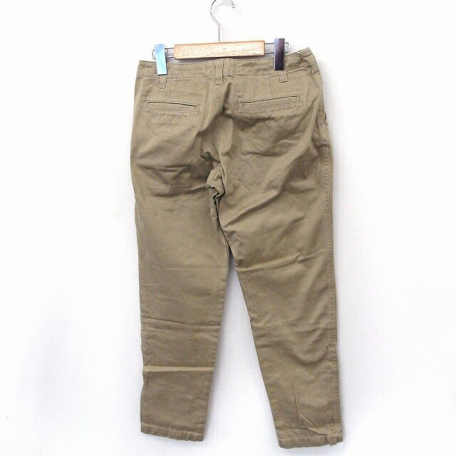 【中古】B&Y ユナイテッドアローズ BEAUTY&YOUTH ビューティー&ユース パンツ チノパン ロング 無地 シンプル 綿 S ベージュ /FT44 レディース 【ベクトル 古着】 200424 ブランド古着ベクトルプレミアム店