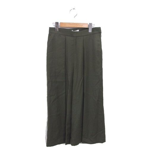【中古】未使用品 クラネ CLANE タグ付き ワイド パンツ ロング サイドジップ 2 グリーン 緑 /TT レディース 【ベクトル 古着】 250123 【中古】未使用品 クラネ CLANE タグ付き ワイド パンツ ロング サイドジップ 2 グリーン 緑 /TT レディース 【ベクトル 古着】 250123