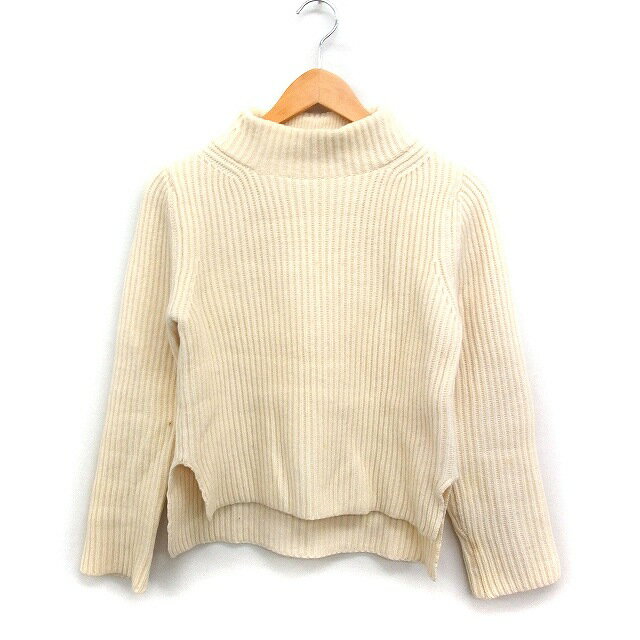 Other - 【中古】ジャーナルスタンダード レリューム JOURNAL STANDARD relume モックネック ニット セーター 長袖 無地 ローゲージ ウール F アイボリー /FT45 レディース 【ベクトル 古着】 250510