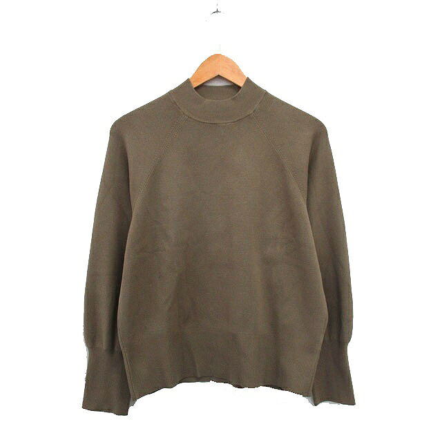 【中古】ミラオーウェン Mila Owen ニット セーター 長袖 ハイネック シンプル 1 カーキ /KT13 レディース 【ベクトル 古着】 250512 auc-vector-20446156 ブランド古着の買取販売ベクトル パッケージ画像