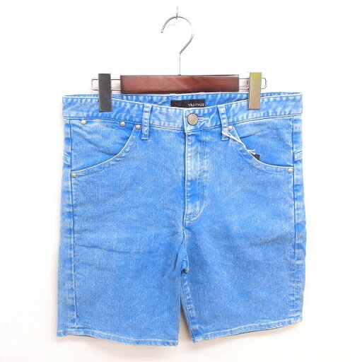 【中古】未使用品 ヴァロッシュ VAROSH タグ付き パンツ ハーフ ショート デニム ウォッシュ加工 ジップフライ M 青 ブルー /TT メンズ 【ベクトル 古着】 250215 【中古】未使用品 ヴァロッシュ VAROSH タグ付き パンツ ハーフ ショート デニム ウォッシュ加工 ジップフライ M 青 ブルー /TT メンズ 【ベクトル 古着】 250215
