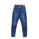 【中古】レッドカード RED CARD デニム ジーンズ ストレッチ パンツ ヴィンテージ加工 21 ネイビー 紺 /FT9 レディース 【ベクトル 古着】 2...