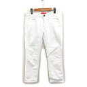 【中古】レッドカード RED CARD デニム ジーンズ スリム パンツ アンクル丈 無地 26 ホワイト 白 /FT42 レディース 【ベクトル 古着】 25...