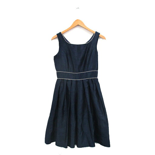 【中古】ペイトンプレイス PEYTON PLACE ワンピース ロング リボン ノースリーブ M ネイビー 紺 /KT33 レディース 【ベクトル 古着】 250516 【中古】ペイトンプレイス PEYTON PLACE ワンピース ロング リボン ノースリーブ M ネイビー 紺 /KT33 レディース 【ベクトル 古着】 250516