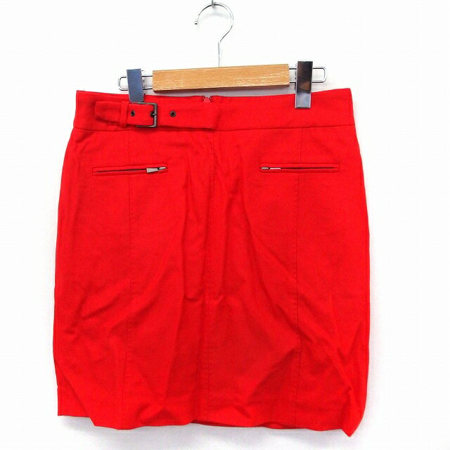 【中古】コントワーデコトニエ COMPTOIR DES COTONNIERS スカート ミニ タイト バックジップ ポケット ..