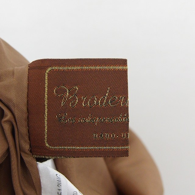 【中古】ブロードゥリー&コー Broderie&Co ナノユニバース スカート プリーツ ひざ丈 サイドジップ ウール 無地 シンプル 厚手 38 茶 ベージュ /TT55 レディース 【ベクトル 古着】 200826 ブランド古着ベクトルプレミアム店 auc-vector-18946996 ブランド古着の買取販売ベクトル サンプル画像3