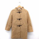 【中古】イーハイフンワールドギャラリー E HYPHEN WORLD GALLERY PEACE コート アウター ダッフル フード 長袖 ミディアム丈 F ベ...