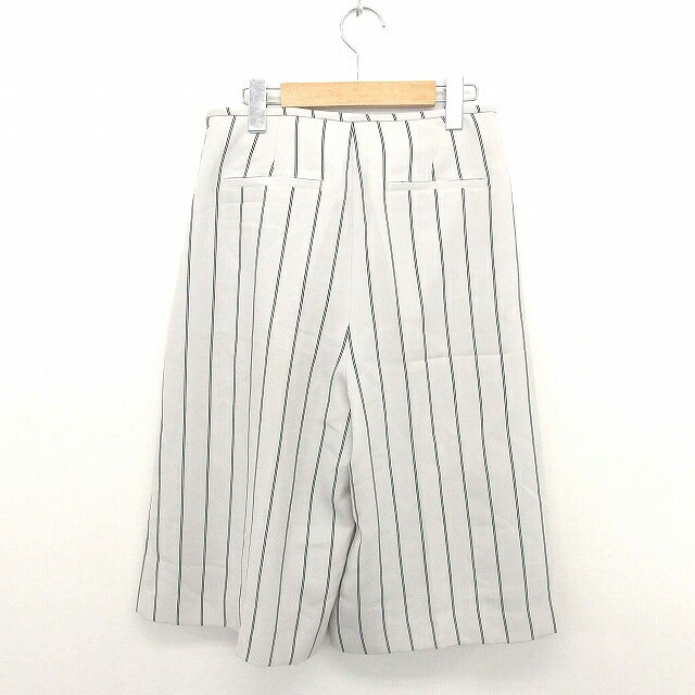 【中古】ミラオーウェン Mila Owen パンツ ワイド ストライプ アンクル丈 サイドジップ 1 グレー ブラック 灰 黒 /TT39 レディース 【ベクトル 古着】 200812 ブランド古着ベクトルプレミアム店 auc-vector-18949143 ブランド古着の買取販売ベクトル サンプル画像2
