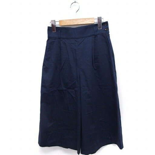 【中古】アナトリエ ANATELIER パンツ ガウチョ ワイド 無地 シンプル コットン 綿 1 ネイビー 紺 /FT29 レディース 【ベクトル 古着】 200813 ブランド古着ベクトルプレミアム店 【中古】アナトリエ ANATELIER パンツ ガウチョ ワイド 無地 シンプル コットン 綿 1 ネイビー 紺 /FT29 レディース 【ベクトル 古着】 200813 ブランド古着ベクトルプレミアム店