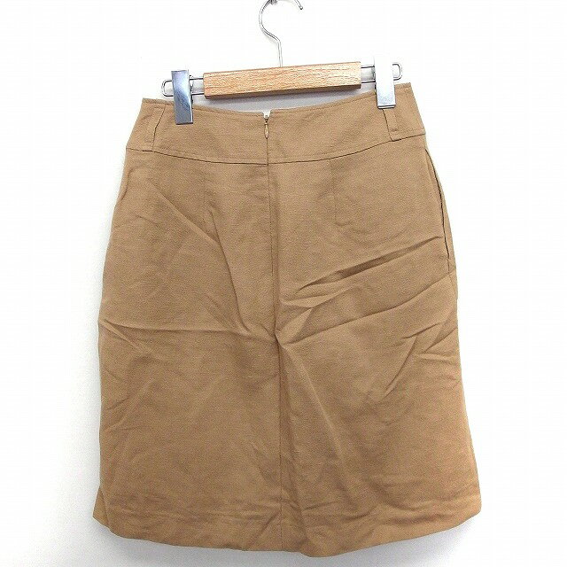 【中古】style Note スカート ボタンダウン ひざ丈 リネン混 無地 シンプル 61-89 キャメル 茶 /FT32 レディース 【ベクトル 古着】 201017 ブランド古着ベクトルプレミアム店 auc-vector-18954528 ブランド古着の買取販売ベクトル サンプル画像2