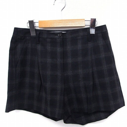 【中古】セオリーリュクス theory luxe パンツ チェック ショート ウール ジップフライ 36 グレー 灰 ブラック 黒 /FT21 レディース 【ベクトル 古着】 201128 ブランド古着ベクトルプレミアム店 【中古】セオリーリュクス theory luxe パンツ チェック ショート ウール ジップフライ 36 グレー 灰 ブラック 黒 /FT21 レディース 【ベクトル 古着】 201128 ブランド古着ベクトルプレミアム店