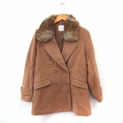 【中古】ローリーズファーム LOWRYS FARM コート アウター チェスターコート ダブル ポケット M ブラウン /ST9 レディース 【ベクトル 古着】 210109 ブランド古着ベクトルプレミアム店 【中古】ローリーズファーム LOWRYS FARM コート アウター チェスターコート ダブル ポケット M ブラウン /ST9 レディース 【ベクトル 古着】 210109 ブランド古着ベクトルプレミアム店