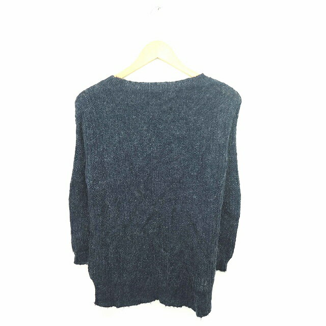 【中古】グローバルワーク GLOBAL WORK ニット セーター 丸首 無地 シンプル ウール混 長袖 S 紺 ネイビー /TT17 レディース 【ベクトル 古着】 201226 ブランド古着ベクトルプレミアム店 auc-vector-18951415 ブランド古着の買取販売ベクトル サンプル画像2