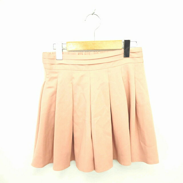 【中古】ミッシュマッシュ MISCH MASCH パンツ キュロット ショート フレア 無地 シンプル M ピンク /TT38 レディース 【ベクトル 古着】 210210 ブランド古着ベクトルプレミアム店