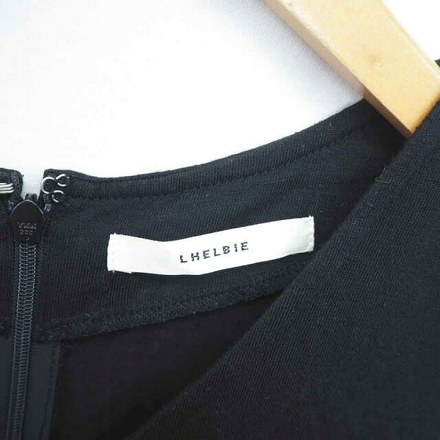 【中古】レルビエ LHELBIE オールインワン サロペット パンツ ワイド F 緑 ダークグリーン /TT45 レディース 【ベクトル 古着】 210422