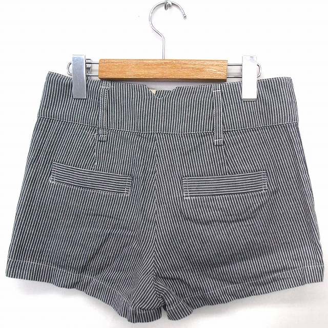 【中古】ブロードゥリー&コー Broderie&Co ナノユニバース パンツ ショート ストライプ コットン 綿 36 グレー 灰 /FT6 レディース 【ベクトル 古着】 210510 auc-vector-18957922 ブランド古着の買取販売ベクトル サンプル画像2