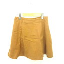 【中古】アパートバイローリーズ apart by lowrys パンツ キュロット ショート サイドジップ 無地 シンプル L 茶 ブラウン /TT21 レディ...