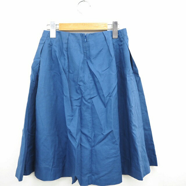 ブランド古着の買取販売ベクトルの【中古】ボールジー BALLSEY トゥモローランド スカート ボトムス フレア 無地 シンプル ひざ下 コットン 綿 32 ブルー 青 /MT43 レディース 【ベクトル 古着】 210519｜アングル2