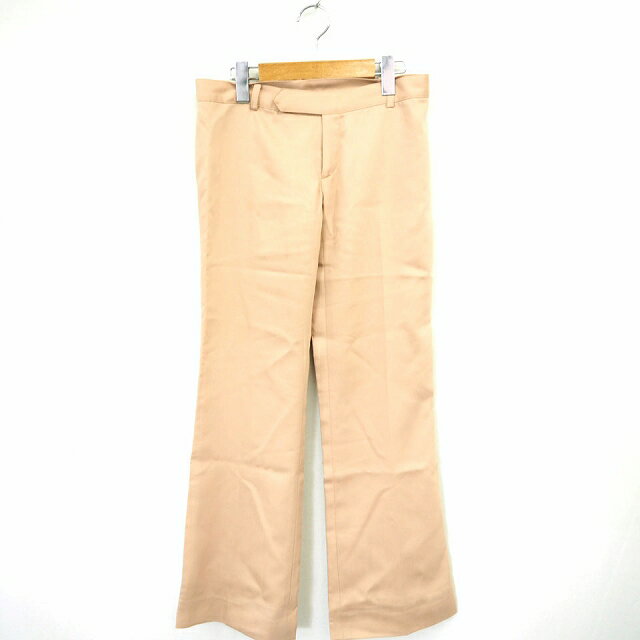 【中古】フルーツケイク FRUIT CAKE パンツ ボトムス スラックス 無地 シンプル ロング ウール 毛 XS ..