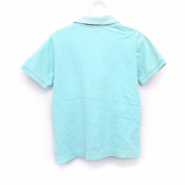 ブランド古着の買取販売ベクトルの【中古】ユニクロ UNIQLO 子供服 ポロシャツ 半袖 コットン 綿 鹿の子 110 ミントグリーン 緑 /HT14 キッズ 【ベクトル 古着】 210916｜アングル2