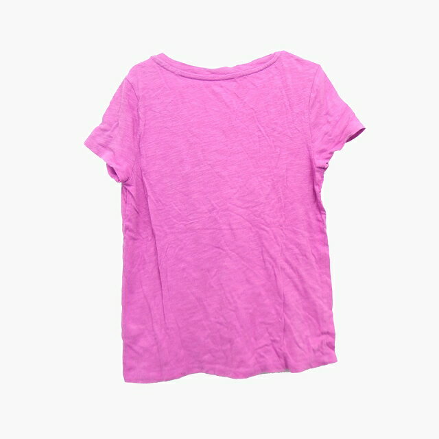 【中古】ギャップキッズ GAP KIDS 子供服 Tシャツ カットソー ボートネック 半袖 コットン 綿 無地 130 パープル 紫 /HT7 キッズ 【ベクトル 古着】 210930