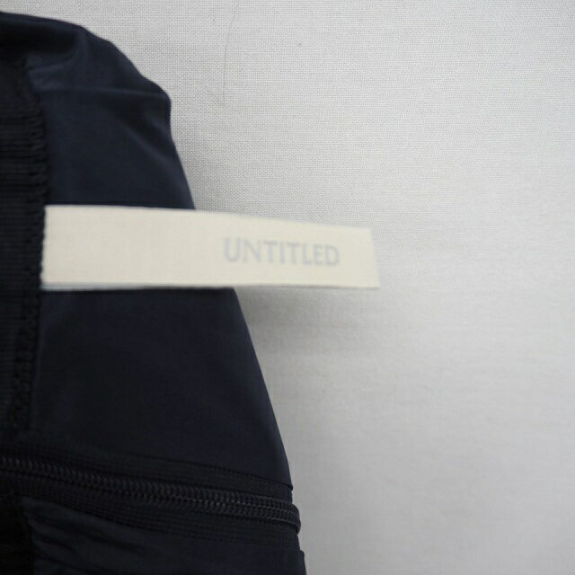 ブランド古着の買取販売ベクトルの【中古】アンタイトル UNTITLED スカート フレア ミニ 総柄 バックジップ 薄手 ウール 0 青 灰 ブルー チャコールグレー /TT16 レディース 【ベクトル 古着】 210526｜アングル3