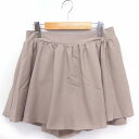 【中古】ナイスクラップ NICE CLAUP パンツ ラップキュロット ショート 無地 シンプル グレージュ /FT36 レディース 【ベクトル 古着】 210...