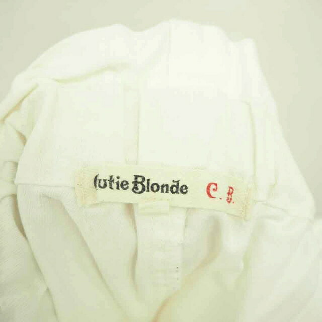 ブランド古着の買取販売ベクトルの【中古】キューティーブロンド Cutie Blonde スカート タイト ひざ丈 ジップフライ 薄手 無地 シンプル L 白 ホワイト /TT10 レディース 【ベクトル 古着】 210605｜アングル3