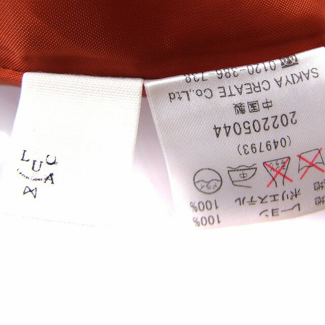 【中古】レディラックルカ LADY LUCK LUCA パンツ キュロット ギャザー ひざ丈 無地 ブラウン 茶 /FT20 レディース 【ベクトル 古着】 210605 auc-vector-18961000 ブランド古着の買取販売ベクトル サンプル画像3
