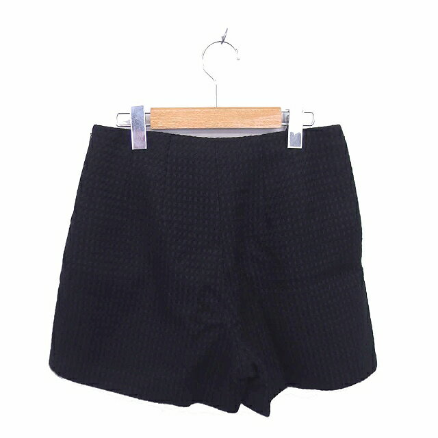 【中古】ロペピクニック ROPE Picnic キュロット ショート パンツ 総柄 サイドジップ 38 黒 ブラック /TT21 レディース 【ベクトル 古着】 230310 auc-vector-19183509 ブランド古着の買取販売ベクトル サンプル画像2