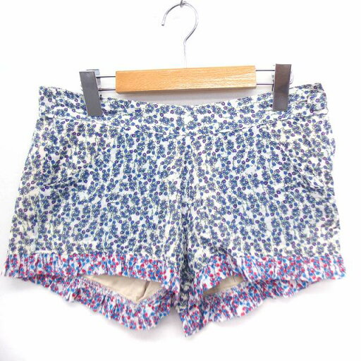 【中古】フルーツケイク FRUIT CAKE ショートパンツ 小花柄 フリル コットン 綿 S ホワイト 白 /FT14 レディース 【ベクトル 古着】 210611 【中古】フルーツケイク FRUIT CAKE ショートパンツ 小花柄 フリル コットン 綿 S ホワイト 白 /FT14 レディース 【ベクトル 古着】 210611