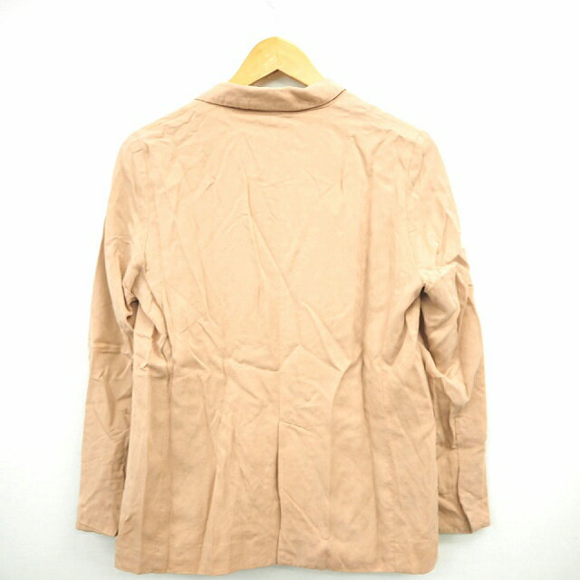 【中古】ラグナムーン LagunaMoon ジャケット アウター テーラード 無地 シンプル ノッチドラペル F ピンク /MT1 レディース 【ベクトル 古着】 210612