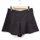 【中古】プロポーション ボディドレッシング PROPORTION BODY DRESSING キュロット フレア ショート丈 パンツ 2 ブラウン 茶 /FT3...