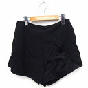 【中古】ヴァネッサブリューノ Vanessa bruno キュロット パンツ ショート 無地 シンプル 36 ブラック 黒 /FT32 レディース 【ベクトル ...