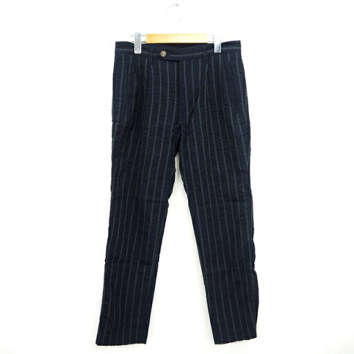 【中古】ジャーナルスタンダード レリューム JOURNAL STANDARD relume パンツ ストライプ ロング ウール 毛 S ネイビー 紺 /MT23 レディース 【ベクトル 古着】 210707 【中古】ジャーナルスタンダード レリューム JOURNAL STANDARD relume パンツ ストライプ ロング ウール 毛 S ネイビー 紺 /MT23 レディース 【ベクトル 古着】 210707