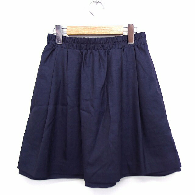 【中古】ロペピクニック ROPE Picnic スカート リバーシブル ギャザー レース ひざ丈 38 ネイビー 紺 /FT14 レディース 【ベクトル 古着】 210726 auc-vector-18965706 ブランド古着の買取販売ベクトル サンプル画像2