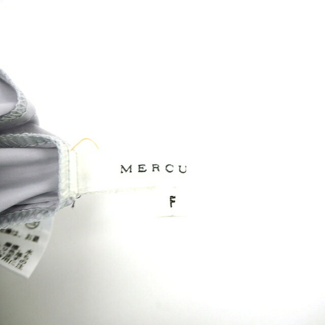 【中古】マーキュリービジュー Mercury Bijou フレアスカート 無地 ミモレ丈 シンプル F グレー /MT16 レディース 【ベクトル 古着】 210717 3