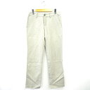 【中古】ブランバスク blanc basque パンツ 無地 ロング シンプル コットン 綿 36 グレー /MT41 レディース 【ベクトル 古着】 210719