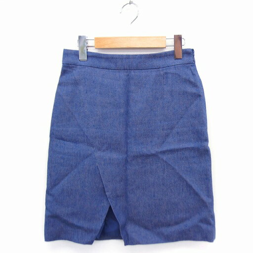 【中古】ジルスチュアート JILL STUART スカート タイト スリット ひざ丈 綿混 リネン 麻 2 ブルー 青 /FT6 レディース 【ベクトル 古着】 210806 【中古】ジルスチュアート JILL STUART スカート タイト スリット ひざ丈 綿混 リネン 麻 2 ブルー 青 /FT6 レディース 【ベクトル 古着】 210806
