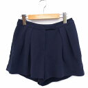 【中古】プラージュ Plage キュロット パンツ ショート 無地 シンプル 34 ネイビー 紺 /FT20 レディース 【ベクトル 古着】 210721