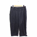 【中古】ボールジー BALLSEY トゥモローランド パンツ カプリ クロップド 無地 シンプル 36 ブラック 黒 /FT45 レディース 【ベクトル 古着】 210729