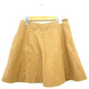 【中古】アパートバイローリーズ apart by lowrys キュロット パンツ 無地 ミニ ショート シンプル M ブラウン 茶 /MT12 レディース 【...