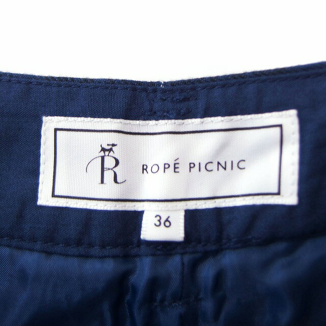 【中古】ロペピクニック ROPE Picnic ショートパンツ チェック ボトムス 36 ネイビー 紺 /FT36 レディース 【ベクトル 古着】 210804 auc-vector-18963348 ブランド古着の買取販売ベクトル サンプル画像3